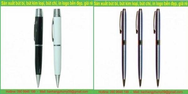 Mẫu bút bi kim loại