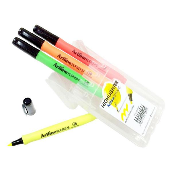 Bút dạ quang với nhiều màu sắc khác nhau